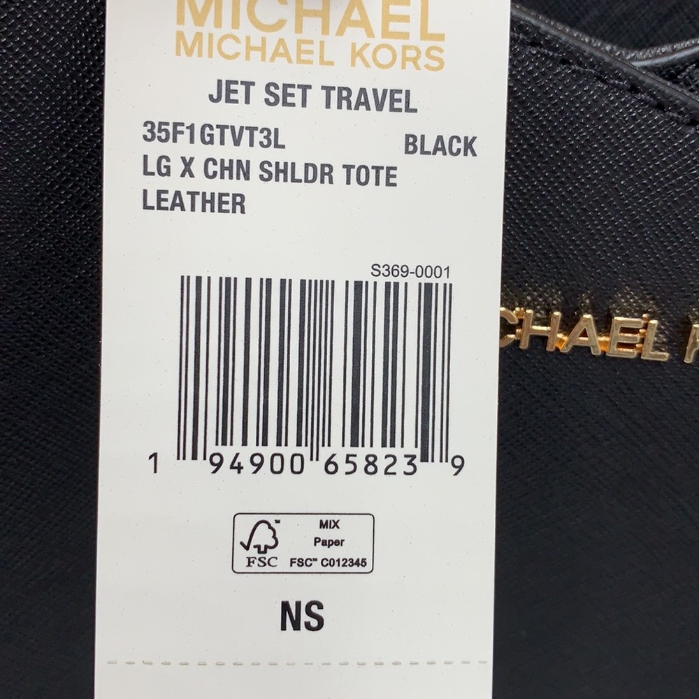 MICHAEL KORS
Jet Set Large Saffiano Leather XChain Shoulder Bag BLACK CO… - Picture 14 of 14